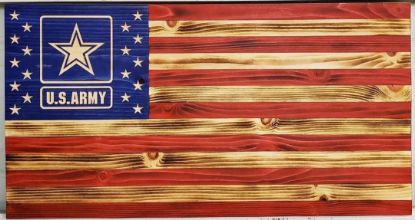Picture of Carved Army Flag