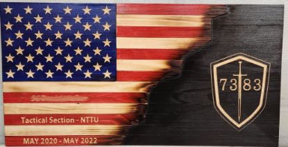 Picture of Custom Logo Torn Flag