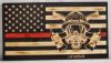 Picture of Total Carved Firefighter Flag