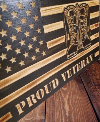 Picture of XS Proud Veteran Flag